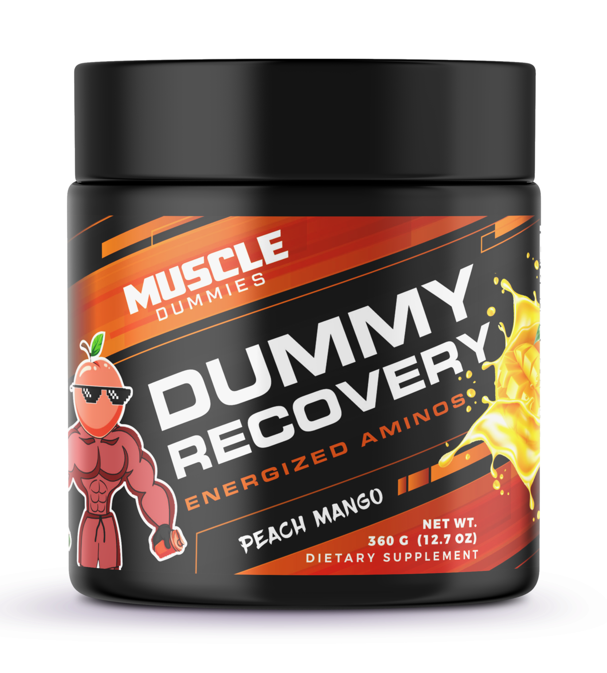 Peach Mango Energized BCAAs Muscle Dummies