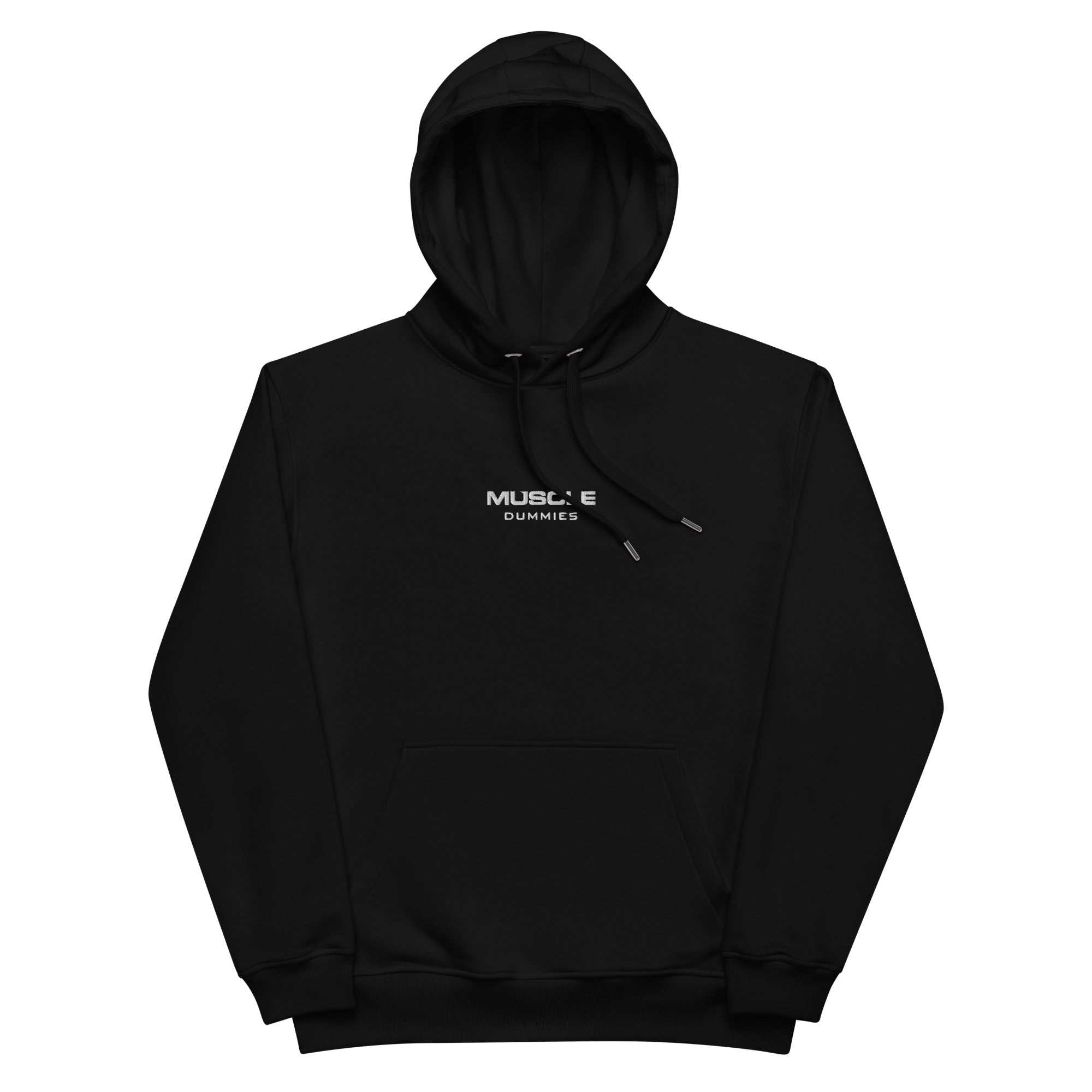 Black Premium Hoodie - Embroidered