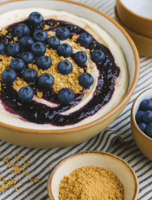 Berry Blueberry Cheesecake