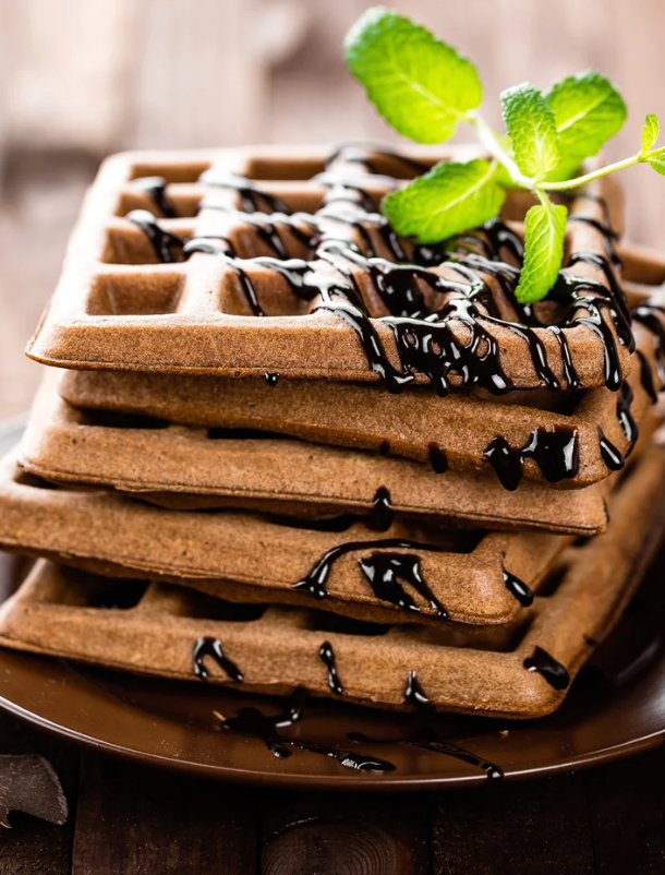 Chocolate Espresso Waffles