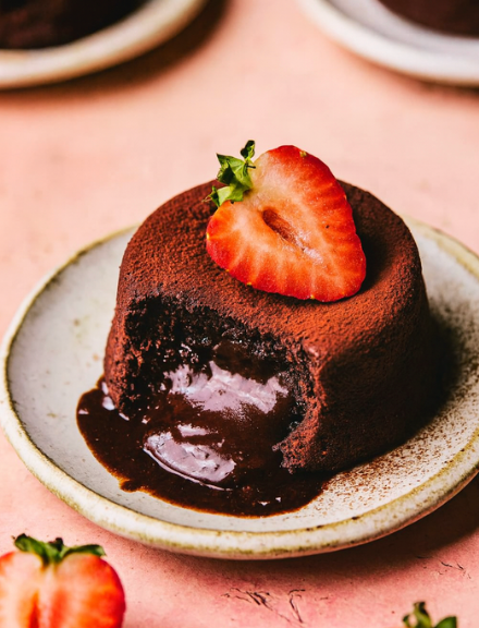 Chocolate Strawberry Lava Cake
