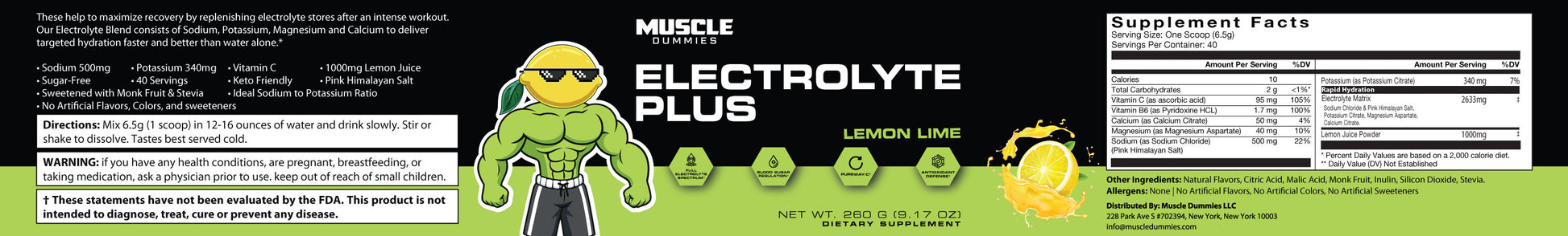 Lemon Lime Electrolytes