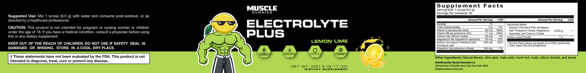 Lemon Lime Electrolytes