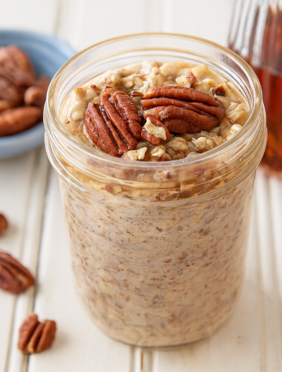 Maple Walnut Overnight Oats