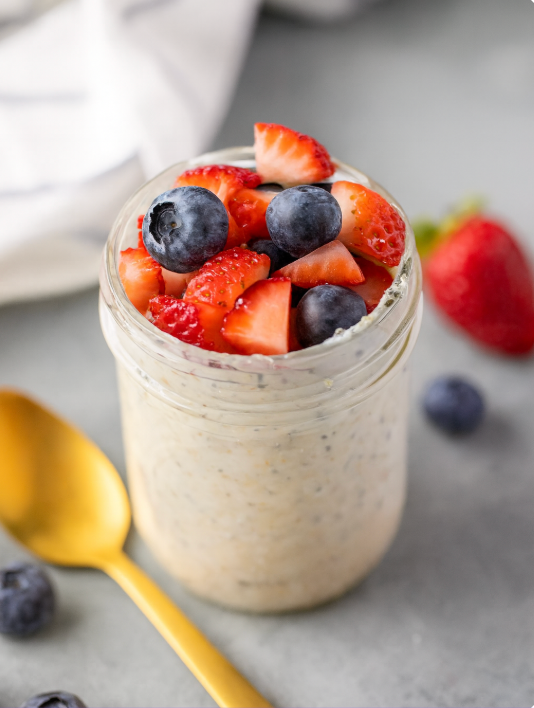 Mixed Berry Overnight Oats