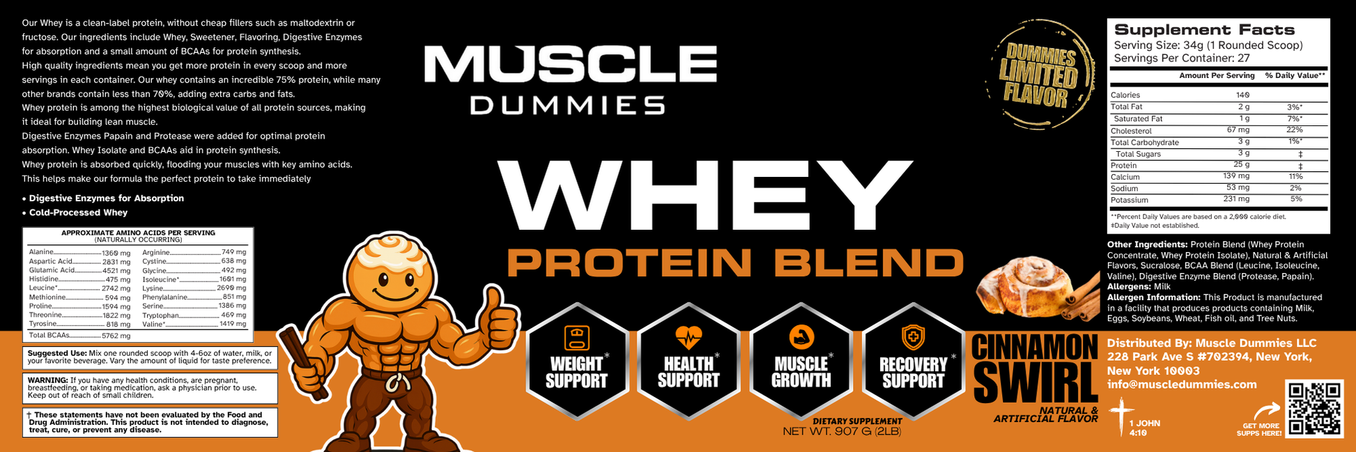 Cinnamon Swirl Whey Protein