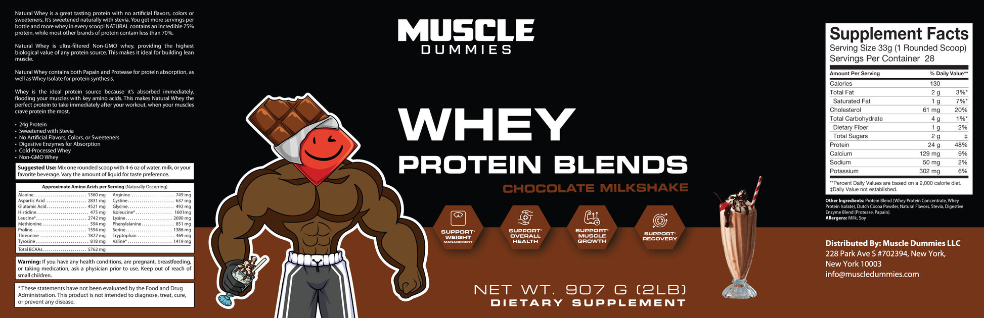 Chocolate Milkshake Whey Protein