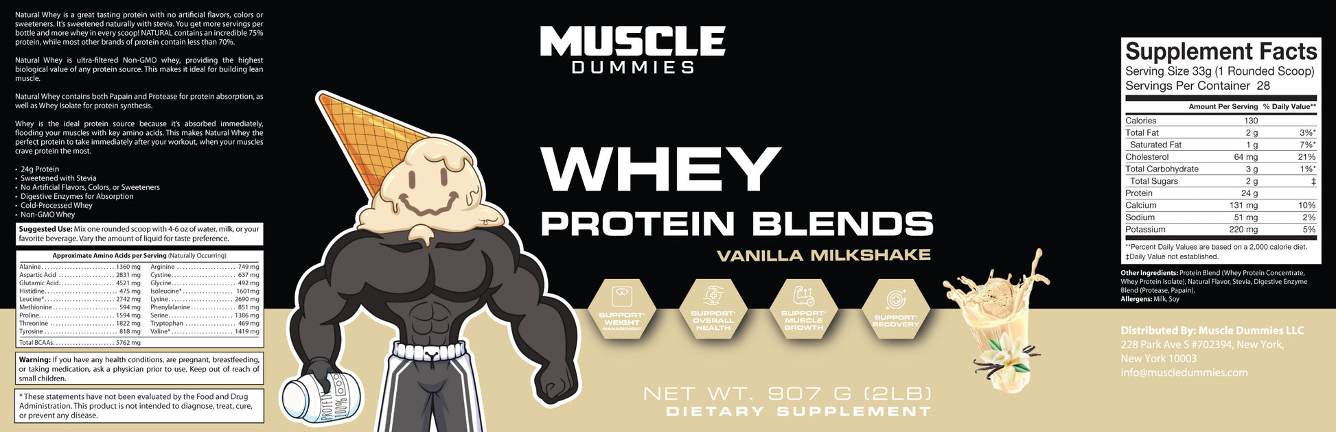 Vanilla Milkshake Whey Protein