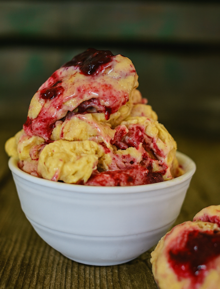 Peanut Butter & Jelly Ice Cream