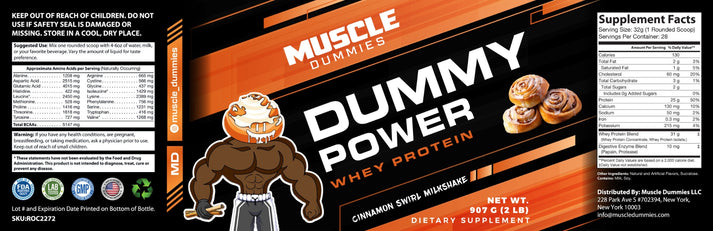 Dummy Power - Cinnamon Swirl – Muscle Dummies