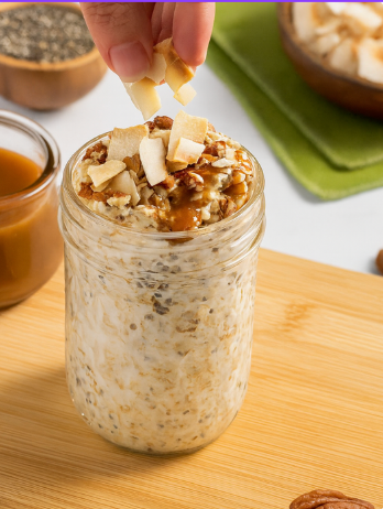 Salted Caramel Crunch Overnight Oats