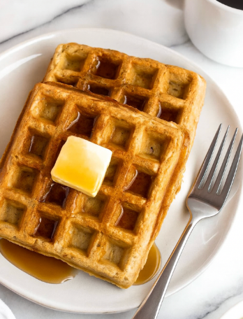 Salted Caramel Waffles