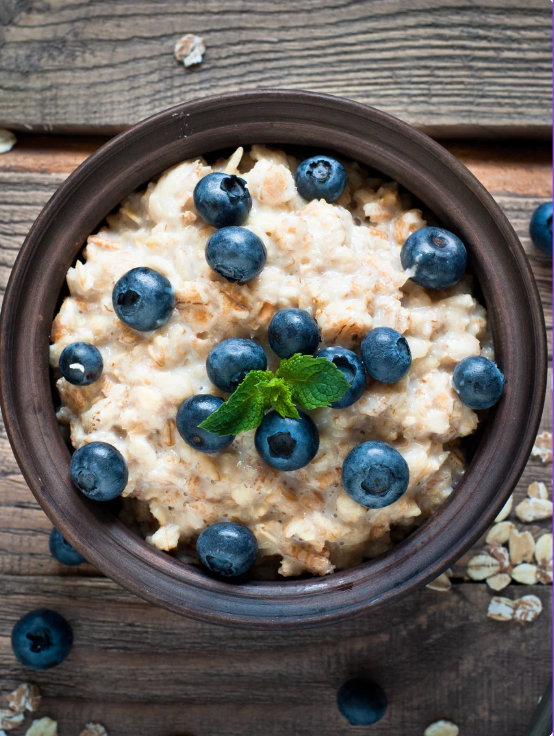 Vanilla Blueberry Oatmeal