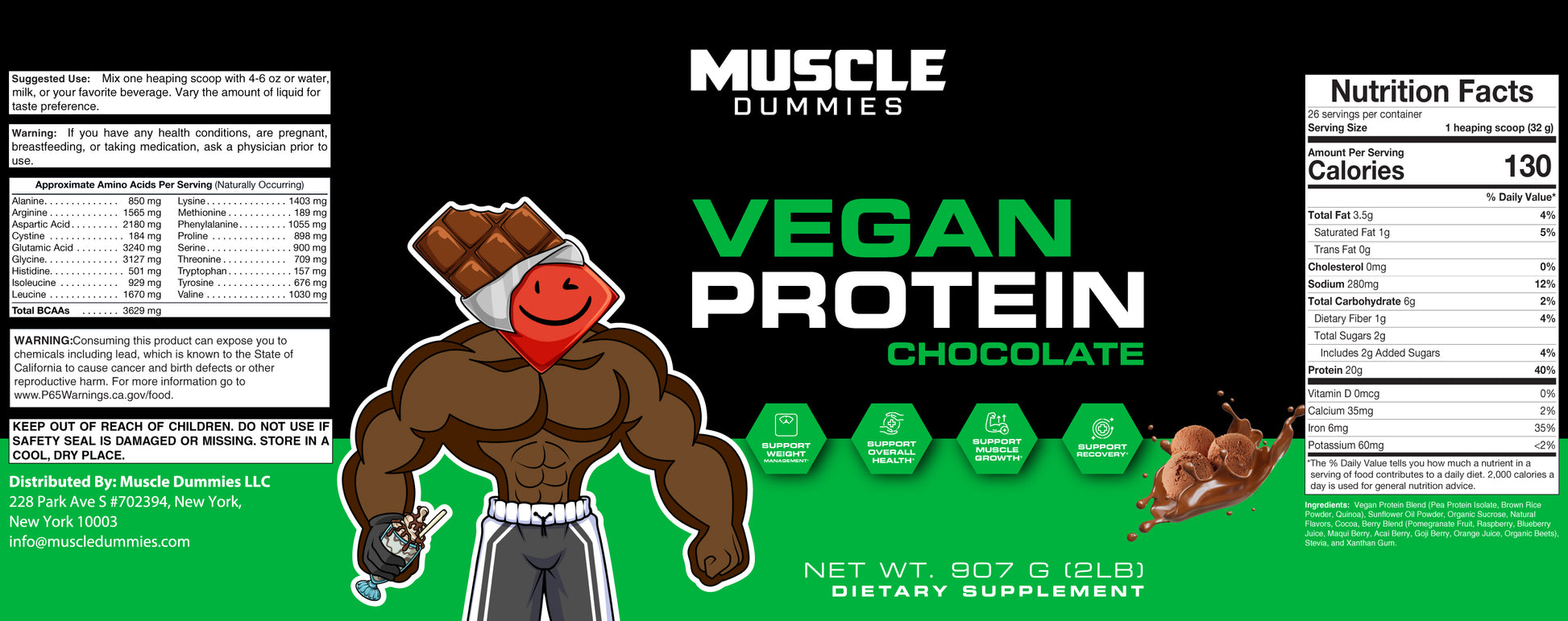 Chocolate Vegan Protein