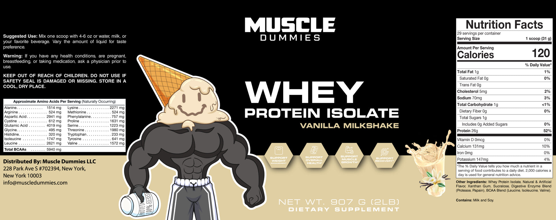 Vanilla Milkshake Whey Protein