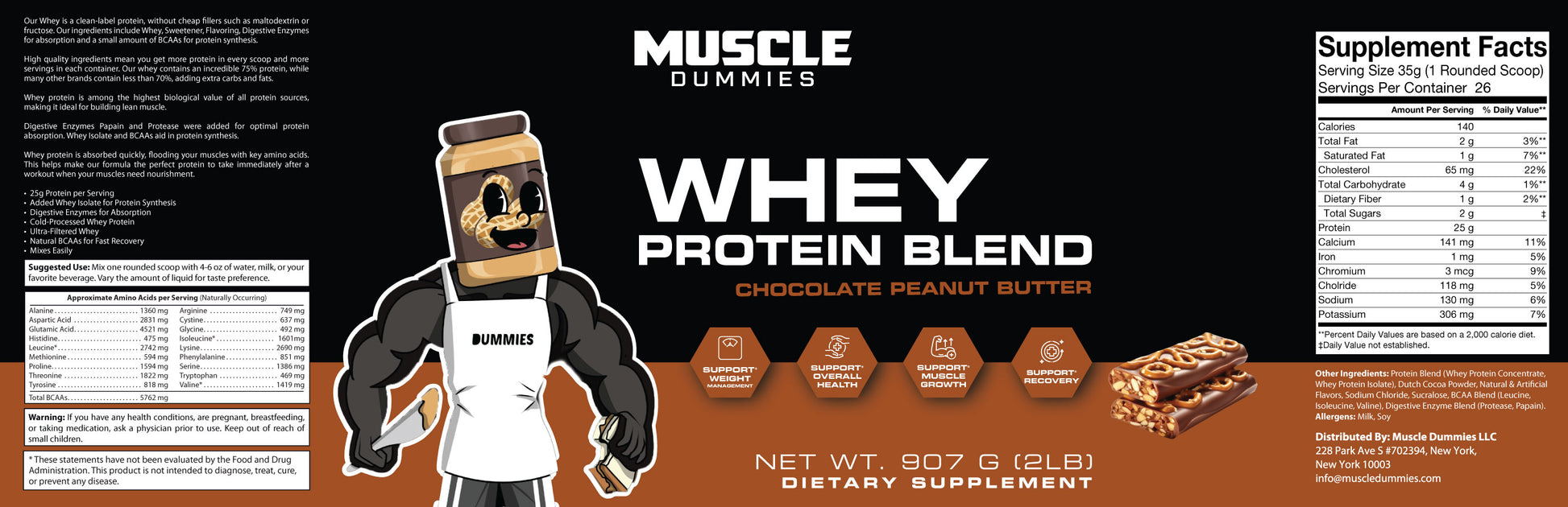 Chocolate Peanut Butter Whey Protein