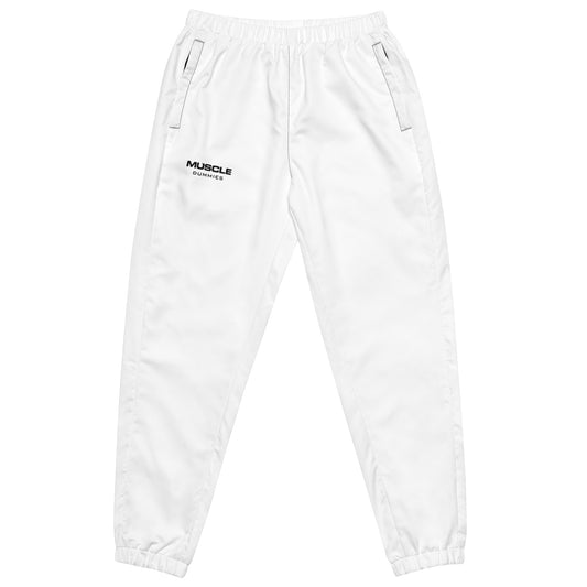White MD Joggers