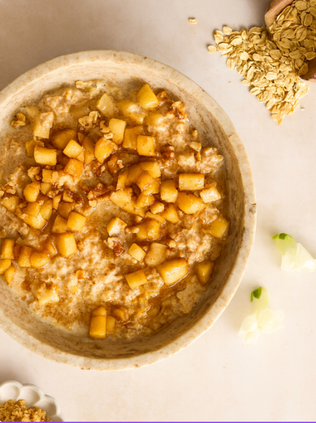 Crisp Apple Pie Overnight Oats