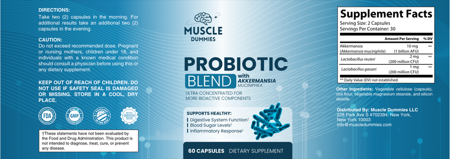Probiotic Blend With Akkermansia